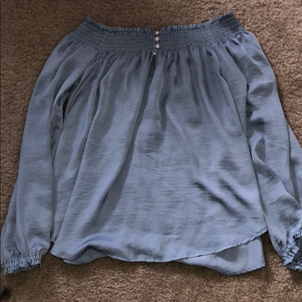 Silky Off-Shoulder Top